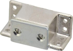 Sugatsune - 1-31/32" Long x 3/4" Wide x 3/4" High, Zinc Alloy Heavy Duty Magnetic Catch - Nickel Coated, 15.4 Magnetic Force, 1-5/32" Long Strike, 3/4" Wide Strike - Eagle Tool & Supply