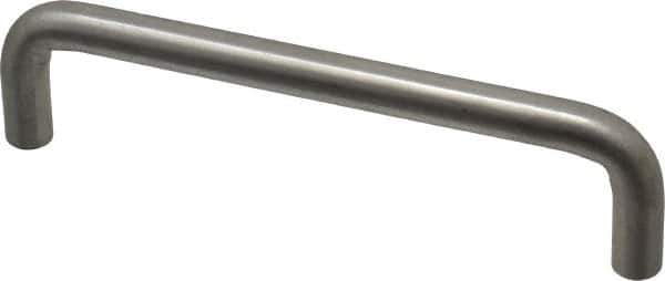 Sugatsune - 25/64" Handle Diam, Satin Finish Stainless Steel Drawer Pull - 1-3/8" Projection, 5" Center to Center, 316 Grade, 5-3/8" Wide - Eagle Tool & Supply
