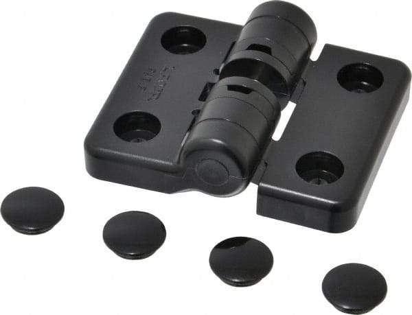 Sugatsune - 1-31/32" Long x 2-3/8" Wide x 5/16" Thick, Detent Hinge - Polyacetal - Eagle Tool & Supply