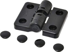 Sugatsune - 1-31/32" Long x 2-3/8" Wide x 5/16" Thick, Detent Hinge - Polyacetal - Eagle Tool & Supply