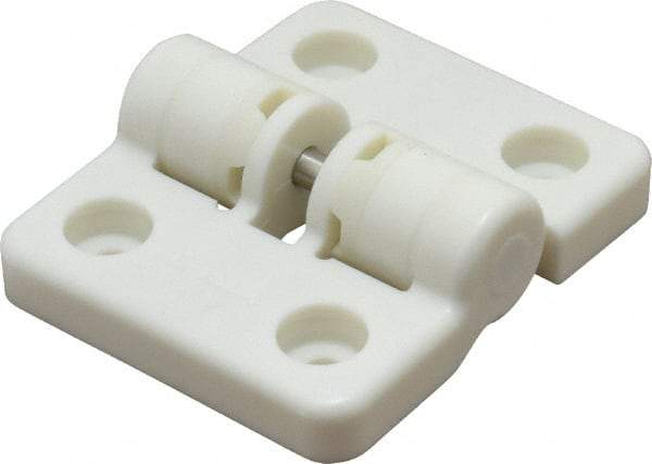 Sugatsune - 1-31/32" Long x 2-3/8" Wide x 5/16" Thick, Detent Hinge - Polyacetal - Eagle Tool & Supply