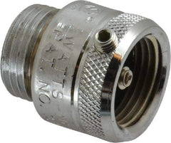 Watts - 125 Max psi, Chrome Plated Brass, Hose Connection Vacuum Breaker - EPDM Seal, Stainless Steel Spring, FIP X Hose End Connections - Eagle Tool & Supply