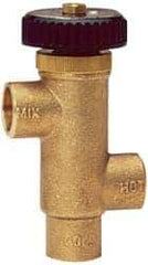 Watts - 3/4" Pipe Lead Free Brass Water Mixing Valve & Unit - Solder x Solder End Connections - Eagle Tool & Supply
