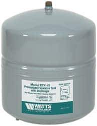 Watts - 2.5 Gallon Capacity, 4.5 Gallon Tank, 11 Inch Diameter, 14 Inch High, 1/2 Inch Port, Expansion Tank - Steel, Polymer Coating - Eagle Tool & Supply