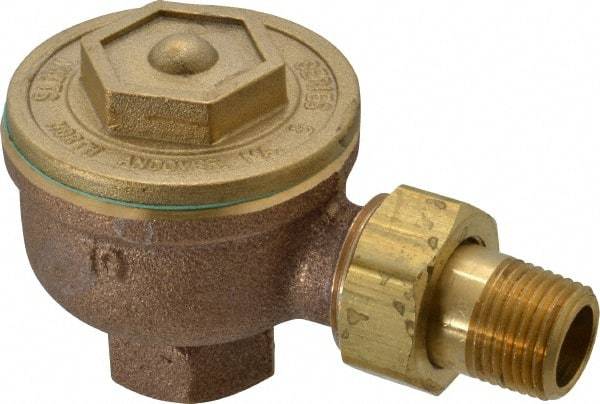 Watts - 2 Port, 1/2" Pipe, Cast Iron Thermostatic Steam Trap - 25 Max psi - Eagle Tool & Supply