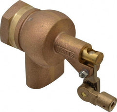 Watts - 1-1/2" Pipe, Bronze, Mechanical Float Valve - 165 psi, FPT x FPT End Connections - Eagle Tool & Supply