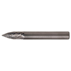 SG-6 Double Cut Solid Carbide Bur-Pointed Tree Shape