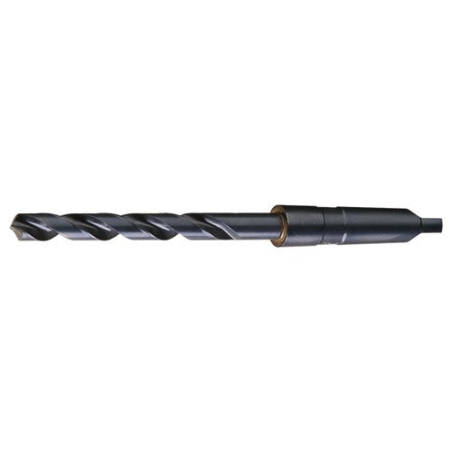 7/32 RHS / RHC HSS 118 Degree Radial Point Taper Shank Taper Length Drill - Steam Oxide - Exact Industrial Supply
