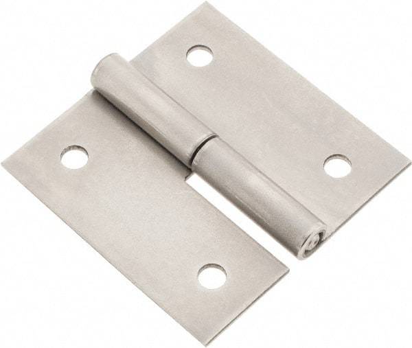 Made in USA - 3" Long x 3" Wide x 0.093" Thick, Slip Joint Hinge - Steel - Eagle Tool & Supply