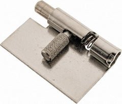 Made in USA - 1-3/4" Long x 1" Wide x 0.05" Thick, Un-Hinge - Stainless Steel - Eagle Tool & Supply