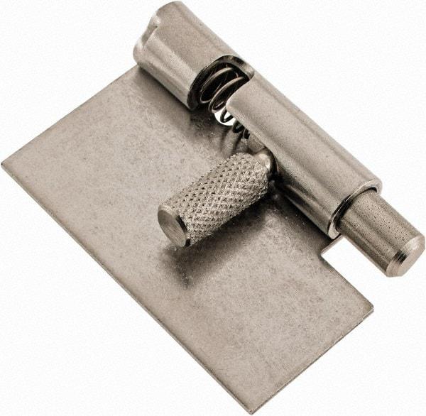 Made in USA - 1-3/4" Long x 1" Wide x 0.05" Thick, Un-Hinge - Stainless Steel - Eagle Tool & Supply