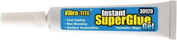 Vibra-Tite - 0.70 oz Tube Clear Instant Adhesive - Eagle Tool & Supply