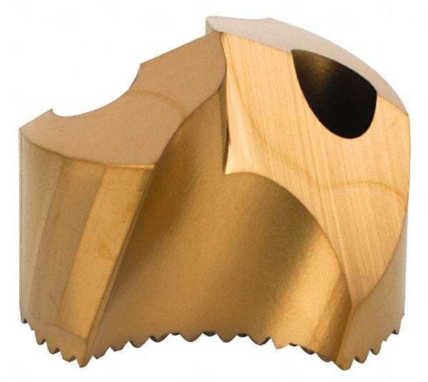 Seco - Series SD100, 20.24mm Diam 140° Replaceable Drill Tip - Carbide, TiAlN Finish, Through Coolant - Eagle Tool & Supply