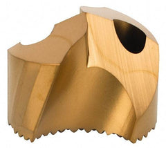 Seco - Series SD100, 20.24mm Diam 140° Replaceable Drill Tip - Carbide, TiAlN Finish, Through Coolant - Eagle Tool & Supply