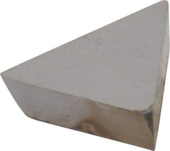 Interstate - TPG221 Grade I22 Carbide Turning Insert - 60° Triangle, 1/4" Inscr Circle, 1/8" Thick, 1/64" Corner Radius - Eagle Tool & Supply