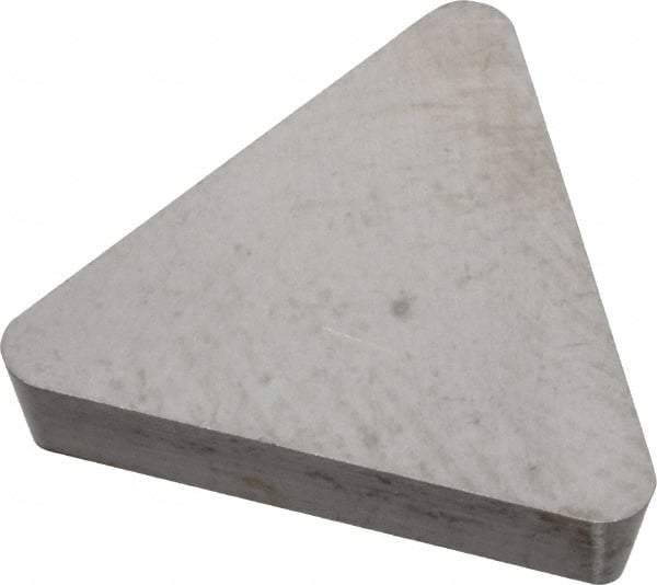 Interstate - TPG323 Grade I55 Carbide Turning Insert - 60° Triangle, 3/8" Inscr Circle, 1/8" Thick, 3/64" Corner Radius - Eagle Tool & Supply