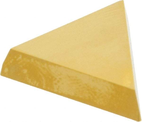 Interstate - TPG431 Grade TCN55 Carbide Turning Insert - TiC/TiN Finish, 60° Triangle, 1/2" Inscr Circle, 3/16" Thick, 1/64" Corner Radius - Eagle Tool & Supply