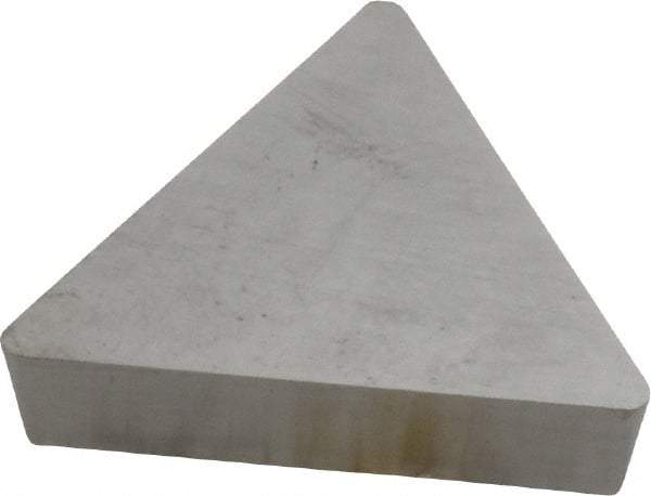 Interstate - TPG432 Grade I22 Carbide Turning Insert - 60° Triangle, 1/2" Inscr Circle, 3/16" Thick, 1/32" Corner Radius - Eagle Tool & Supply