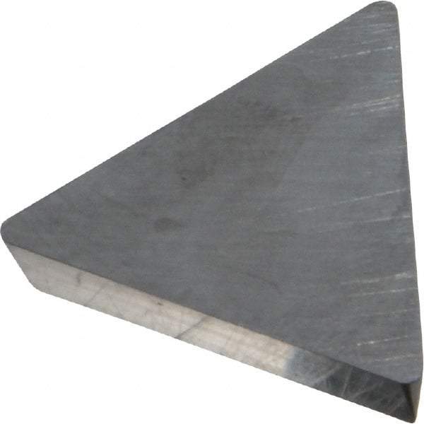 Interstate - TPG432 Grade I55 Carbide Turning Insert - 60° Triangle, 1/2" Inscr Circle, 3/16" Thick, 1/32" Corner Radius - Eagle Tool & Supply