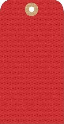 NMC - 2-1/8" High x 4-1/4" Long, Safety & Facility Blank Tag - 1 Side, Light Blue Cardstock - Eagle Tool & Supply