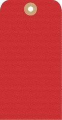 NMC - 2-1/8" High x 4-1/4" Long, Safety & Facility Blank Tag - 1 Side, Yellow Cardstock - Eagle Tool & Supply