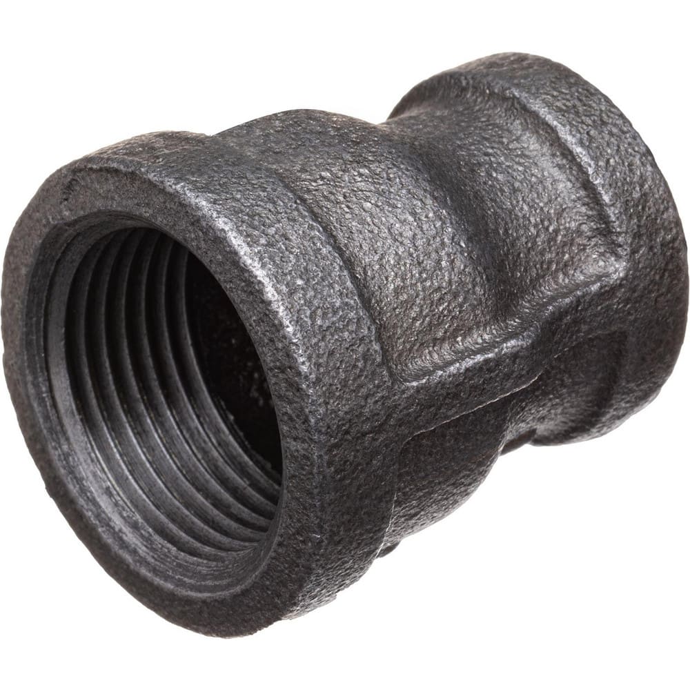 Black Pipe Fittings; Fitting Type: Reducing Coupling; Fitting Size: 1-1/4″ x 1″; Material: Malleable Iron; Finish: Black; Fitting Shape: Straight; Thread Standard: NPT; Connection Type: Threaded; Lead Free: No; Standards: ASME ™B1.2.1;  ™ASME ™B16.3