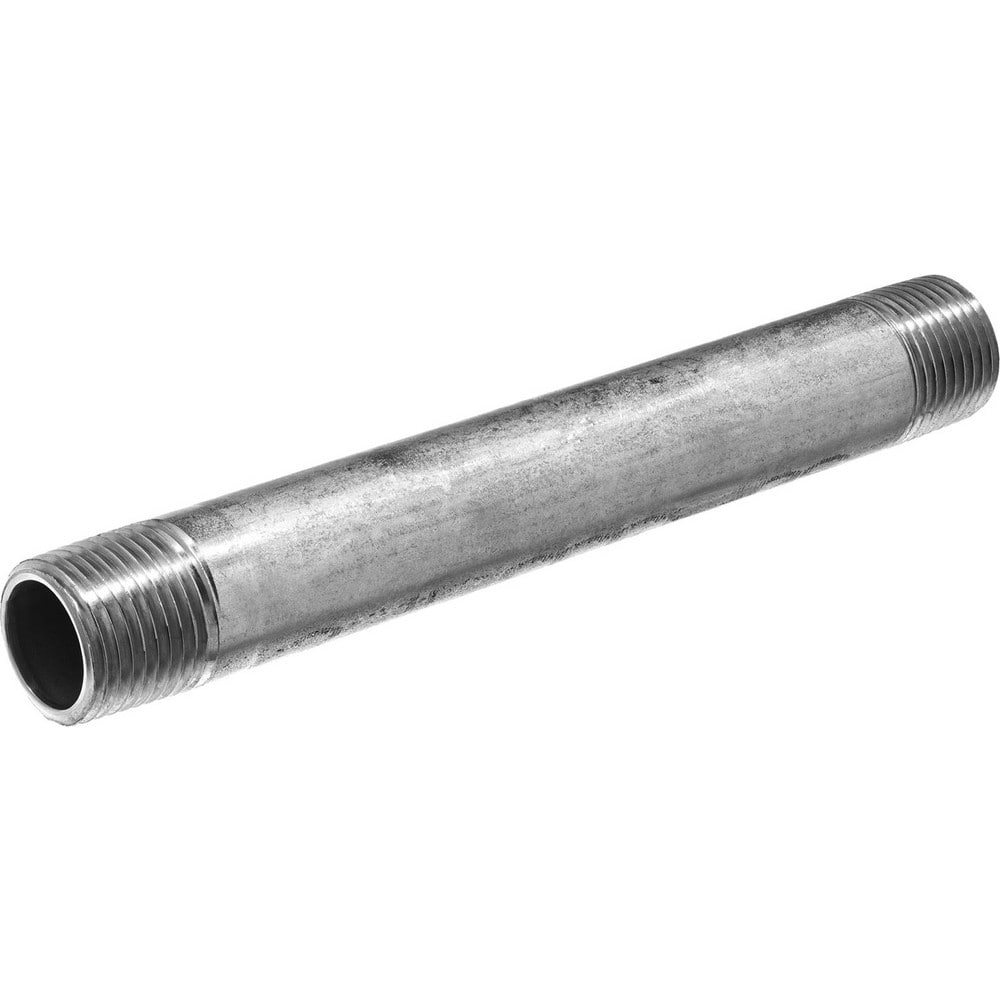 Aluminum Pipe Nipples & Pipe; Style: Threaded on Both Ends; Pipe Size: 1.0000 in; Length (Inch): 4.50; Material Grade: 6063-T6; Schedule: 40; Thread Standard: NPT; Construction: Seamless; Maximum Working Pressure: 150.000; Lead Free: Yes; Standards: UL6A;