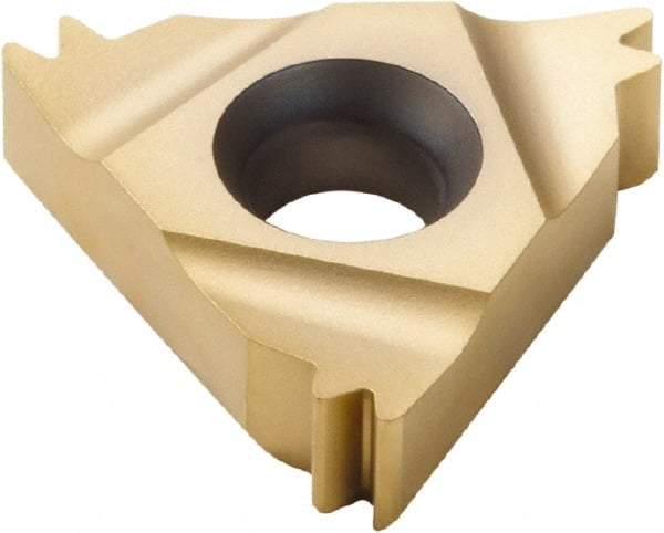 Seco - 16ER External Right Hand ISO Laydown Threading Insert - Grade CP500, TiAlN/TiN Coated Carbide, 9.53mm Inscribed Circle - Eagle Tool & Supply