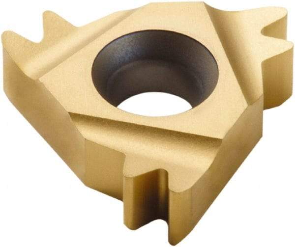 Seco - 16ER External Right Hand 11 Whitworth Laydown Threading Insert - Grade CP500, TiAlN/TiN Coated Carbide, 9.53mm Inscribed Circle - Eagle Tool & Supply