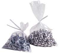 Made in USA - 16 x 30", 2 mil Open Top Polybags - Regular-Duty - Eagle Tool & Supply