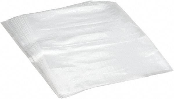 Made in USA - 8 x 10", 1.5 mil Open Top Polybags - Regular-Duty - Eagle Tool & Supply