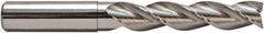 M.A. Ford - 5/16", 7/16" LOC, 5/16" Shank Diam, 6" OAL, 3 Flute, Solid Carbide Square End Mill - Single End, Spiral Flute, 36° Helix, Centercutting, Right Hand Cut, Right Hand Flute - Eagle Tool & Supply
