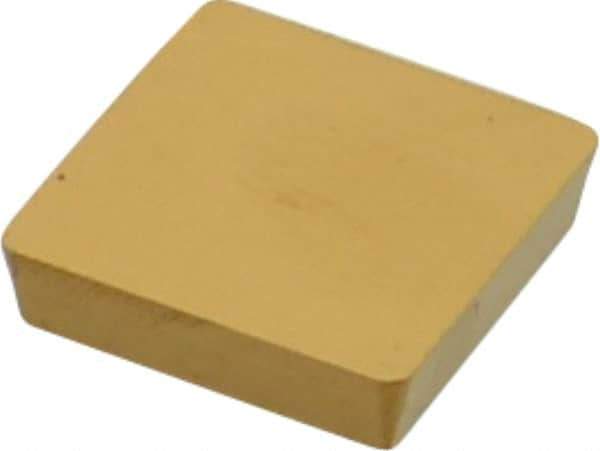 Interstate - SPG633 Grade TCN55 Carbide Turning Insert - TiC/TiN Finish, 90° Square, 3/4" Inscr Circle, 3/16" Thick, 3/64" Corner Radius - Eagle Tool & Supply