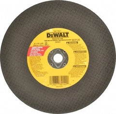 DeWALT - 8" Aluminum Oxide Cutoff Wheel - 1/8" Thick, 5/8" Arbor, 7,600 Max RPM, Use with Circular Saws - Eagle Tool & Supply