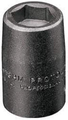 Proto - 1/4" Drive 5mm Standard Magnetic Impact Socket - 6 Points, 7/8" OAL - Eagle Tool & Supply