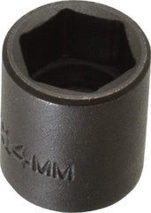 Proto - 1/4" Drive 14mm Standard Impact Socket - 6 Points, 7/8" OAL - Eagle Tool & Supply