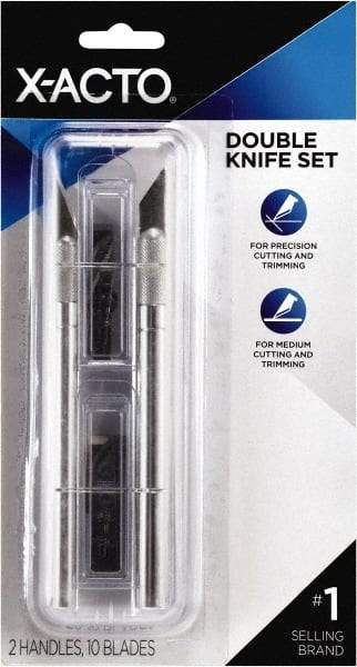 X-ACTO - Hobby Knife Set - 12 Pieces, Includes #1 Knife, #2 Knife & Multiple Blades - Eagle Tool & Supply