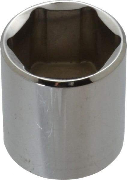 Proto - 3/8" Drive, Standard Hand Socket - 6 Points, 1-5/16" OAL, Chrome Vanadium, Chrome Finish - Eagle Tool & Supply