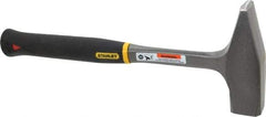 Stanley - 2 Lb Head Blacksmith's Hammer - 14" OAL, 7-5/8" Long Steel Handle, 1-5/8" Face Diam - Eagle Tool & Supply