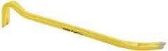 Stanley - 24" OAL Wrecking Bar - 1" Wide, Forged Steel - Eagle Tool & Supply