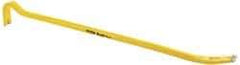 Stanley - 36" OAL Wrecking Bar - 1" Wide, Forged Steel - Eagle Tool & Supply