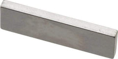 Mitutoyo - 0.101" Rectangular Steel Gage Block - Accuracy Grade AS-1, Includes Certificate of Inspection - Eagle Tool & Supply