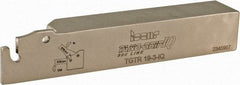 Iscar - TGT, Right Hand Cut, 1.75" Max Workpc Diam, Indexable Cutoff Toolholder - 3/4" Shank Width, 3/4" Shank Height, 4-1/2" OAL - Eagle Tool & Supply