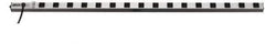 Tripp-Lite - 16 Outlets, 120 VAC15 Amps, 15' Cord, Power Outlet Strip - Floor, Keyhole Mount, 5-15 NEMA Configuration, 48" Strip - Eagle Tool & Supply