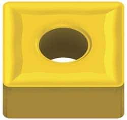 Kennametal - SNMG433 MP Grade KCM15 Carbide Turning Insert - TiCN/Al2O3 Finish, 90° Square, 1/2" Inscr Circle, 3/16" Thick, 3/64" Corner Radius - Eagle Tool & Supply