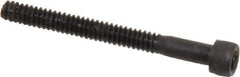Value Collection - #4-40 UNC Hex Socket Drive, Socket Cap Screw - Alloy Steel, Black Oxide Finish, Partially Threaded, 1-1/8" Length Under Head - Eagle Tool & Supply