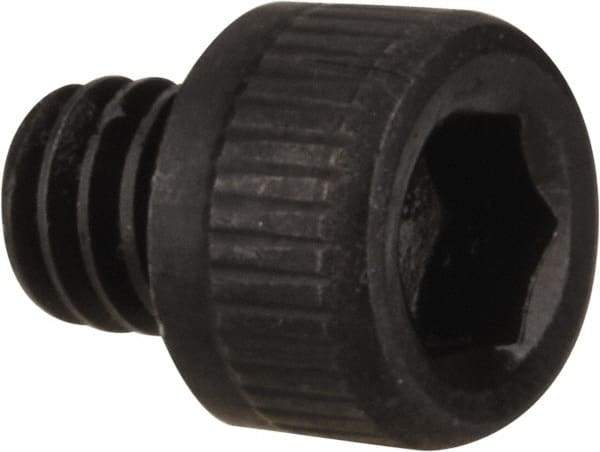 Value Collection - #4-48 UNF Hex Socket Drive, Socket Cap Screw - Alloy Steel, Black Oxide Finish, Fully Threaded, 1/8" Length Under Head - Eagle Tool & Supply