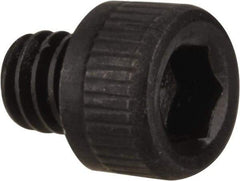 Value Collection - #4-48 UNF Hex Socket Drive, Socket Cap Screw - Alloy Steel, Black Oxide Finish, Fully Threaded, 1/8" Length Under Head - Eagle Tool & Supply