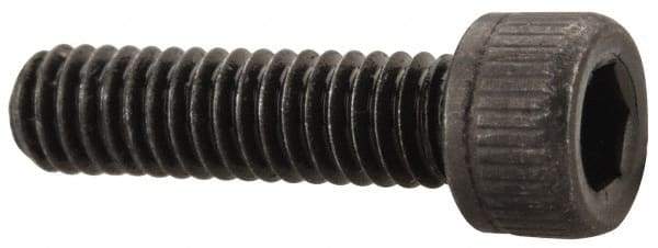 Value Collection - #4-48 UNF Hex Socket Drive, Socket Cap Screw - Alloy Steel, Black Oxide Finish, Fully Threaded, 7/16" Length Under Head - Eagle Tool & Supply