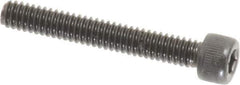 Value Collection - #5-40 UNC Hex Socket Drive, Socket Cap Screw - Alloy Steel, Black Oxide Finish, Fully Threaded, 7/8" Length Under Head - Eagle Tool & Supply